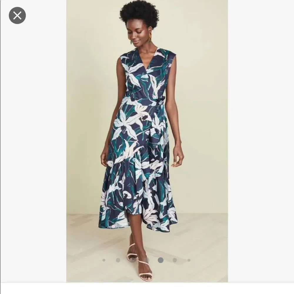 Tory Burch cotton wrap dress. - Picture 8 of 9